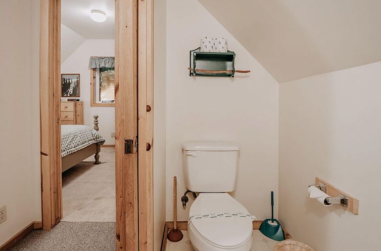 Vakantiehuis Hübsche Hütte mit Holzofen und haustierfreund