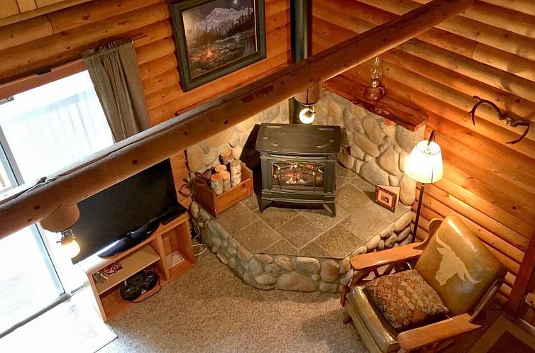 Vakantiehuis Echte Blockhütte mit Wi-Fi und haustierfreundl