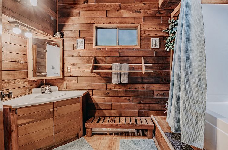 Vakantiehuis Hütte "Snowline" mit gemeinschaftlichem Pool