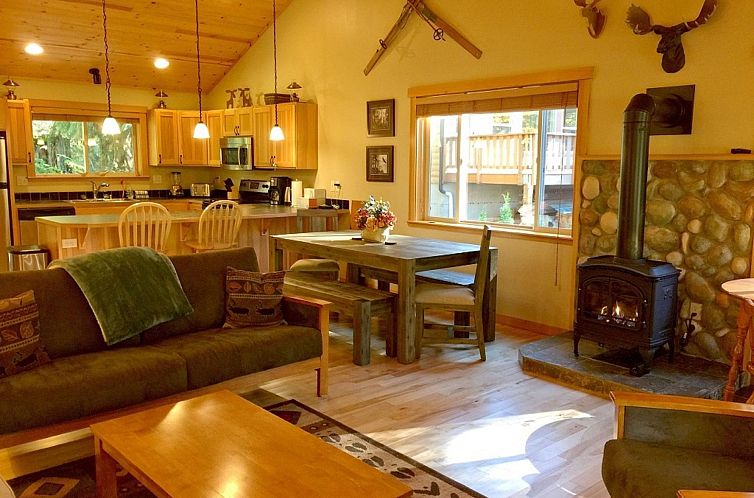 Vakantiehuis Moderne Hütte mit Whirlpool, Haustieren OK und