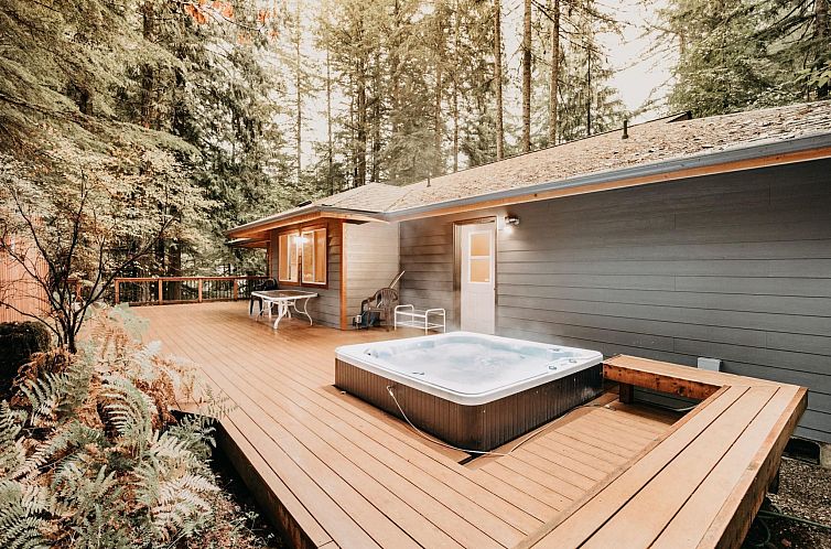 Vakantiehuis Familientraumkabine mit Whirlpool, Sauna und WI