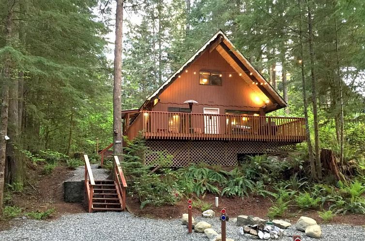 Vakantiehuis Gemütliche Hütte mit Whirlpool und haustierfr