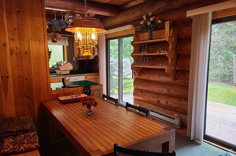 Vakantiehuis Blockhaus mit Kamin und Wi-