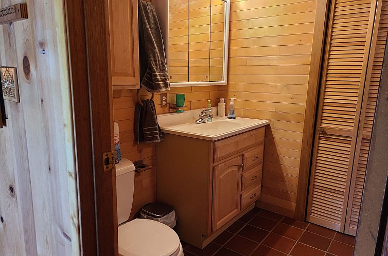 Vakantiehuis Blockhaus mit Kamin und Wi-