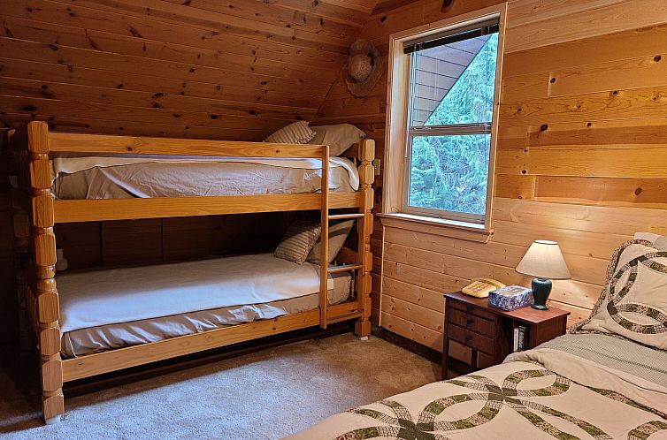 Vakantiehuis Blockhaus mit Kamin und Wi-
