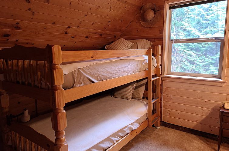 Vakantiehuis Blockhaus mit Kamin und Wi-
