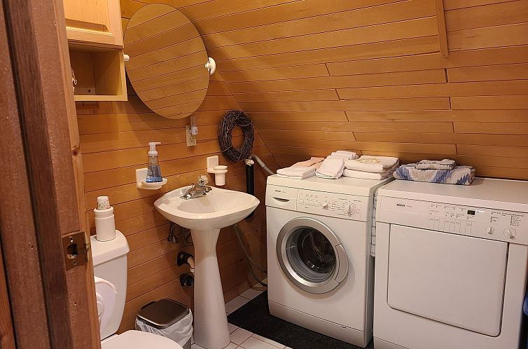 Vakantiehuis Blockhaus mit Kamin und Wi-