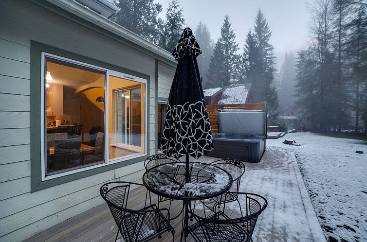 Vakantiehuis Luxus-Ferienhaus mit Whirlpool, Haustiere OK