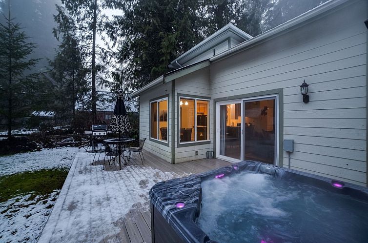 Vakantiehuis Luxus-Ferienhaus mit Whirlpool, Haustiere OK