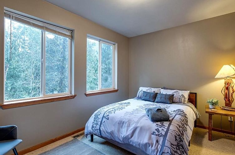 Vakantiehuis County Home Cabin mit Wi-Fi und Kamin