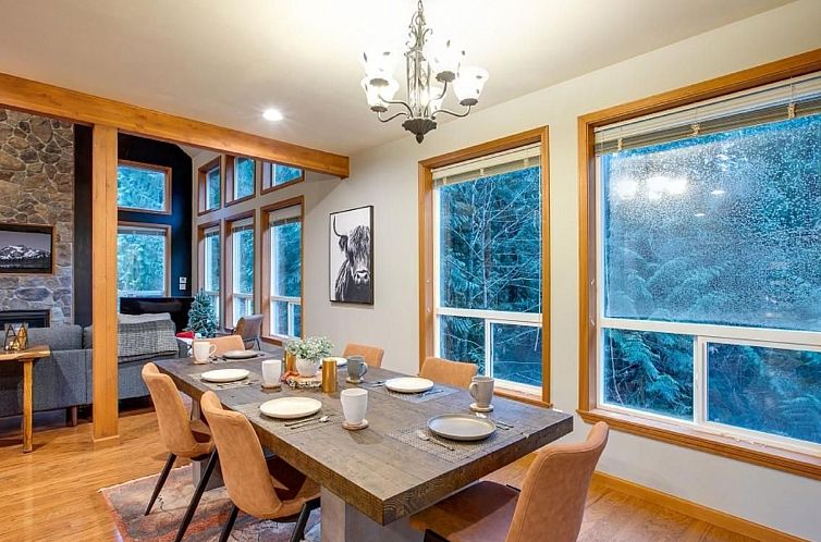 Vakantiehuis County Home Cabin mit Wi-Fi und Kamin