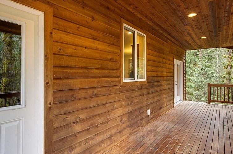 Vakantiehuis County Home Cabin mit Wi-Fi und Kamin