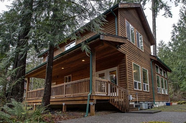 Vakantiehuis County Home Cabin mit Wi-Fi und Kamin