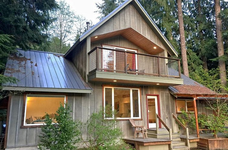 Unterkunft 26113273 - Ferienhaus Noordwesten - Vakantiehuis Riverside Cabin mit Whirlpool und haustierfreun