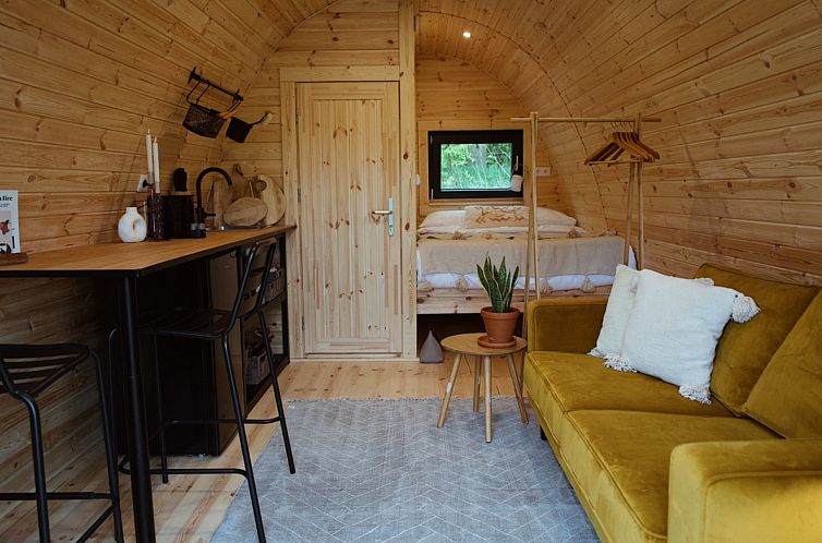 Glamping Pod met Sauna en hottub