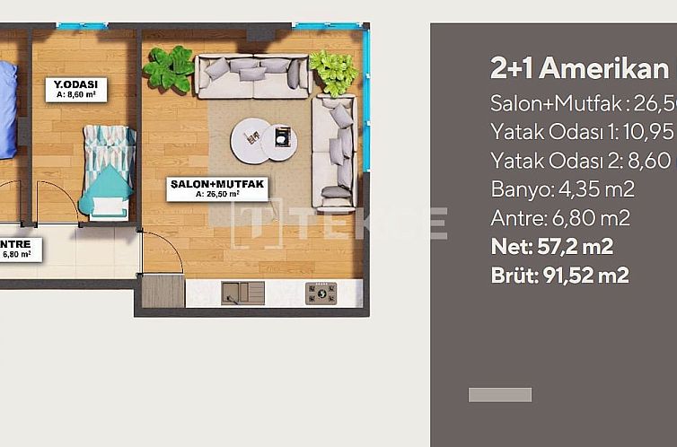 Appartement in Bahçelievler