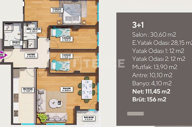 Appartement in Bahçelievler