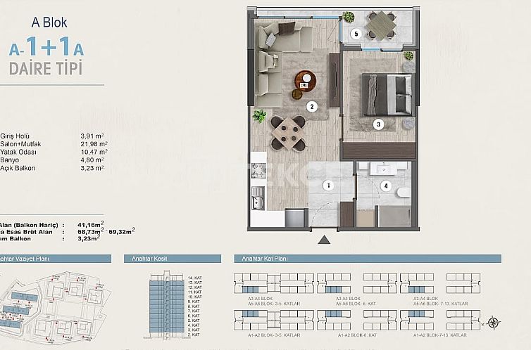 Appartement in Kartal
