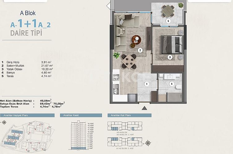 Appartement in Kartal