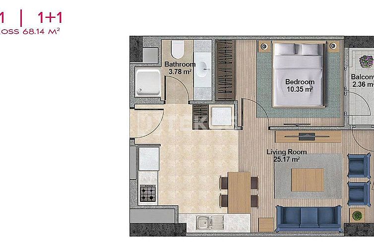 Appartement in Namık Kemal