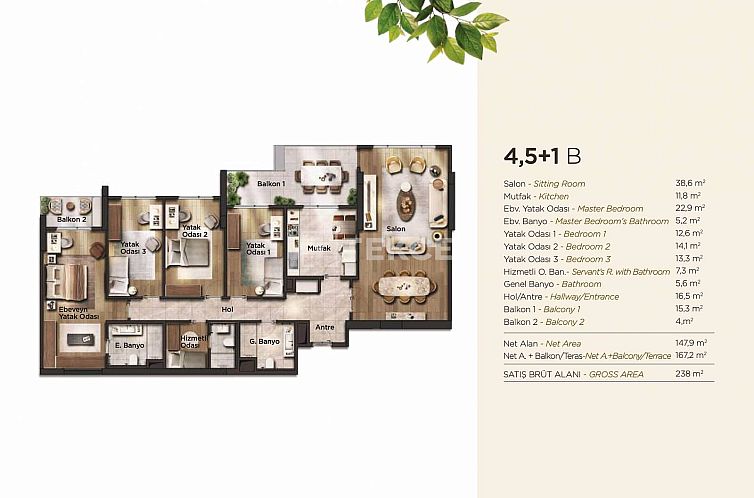 Appartement in Kavaklı