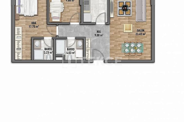 Appartement in Yakuplu