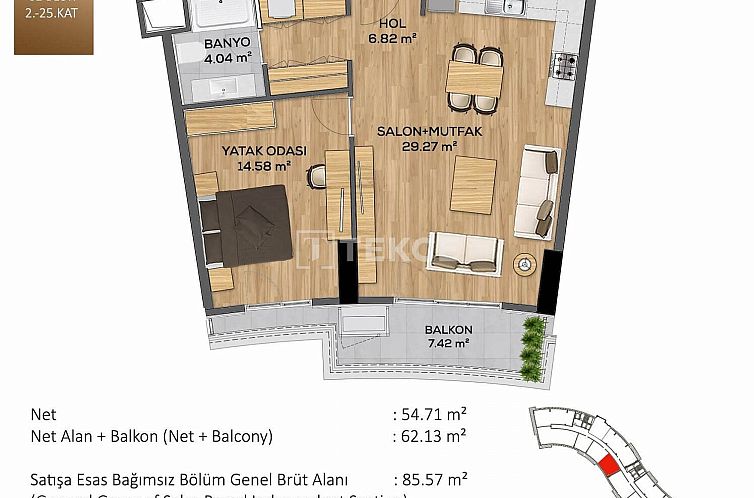 Appartement in Büyükçekmece