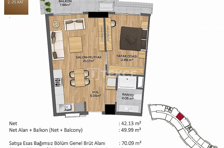 Appartement in Büyükçekmece