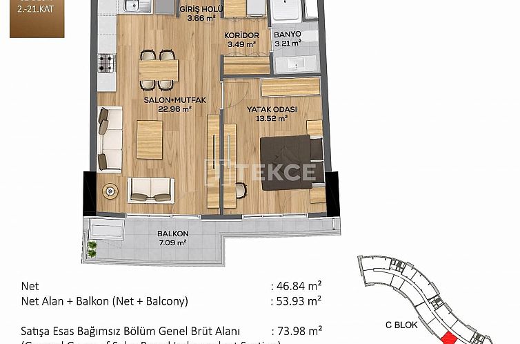 Appartement in Büyükçekmece