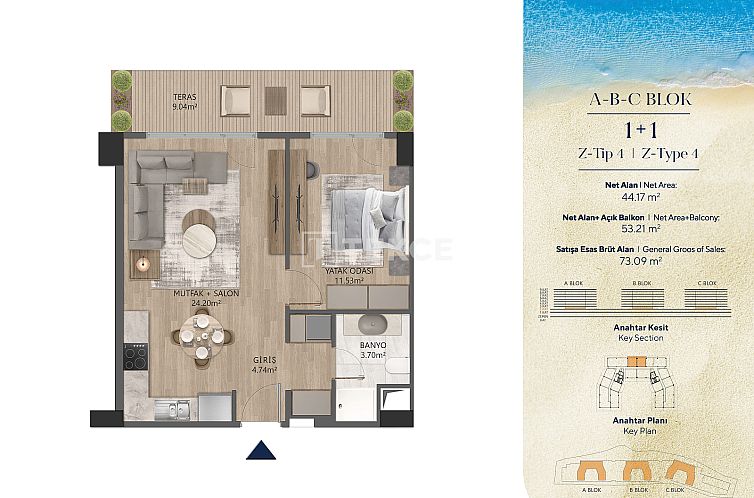 Appartement in Büyükçekmece