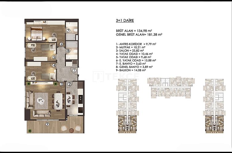 Appartement in Firuzköy