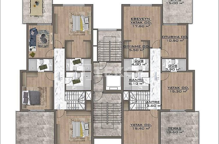 Appartement in Nilüfer