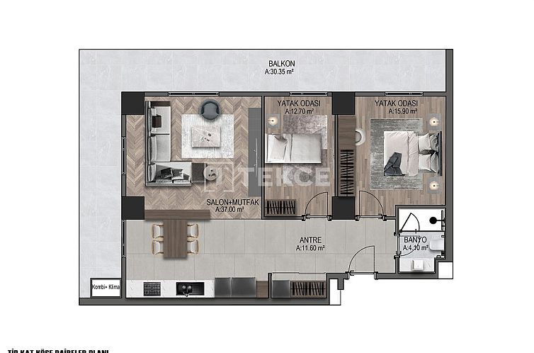 Appartement in Nilüfer