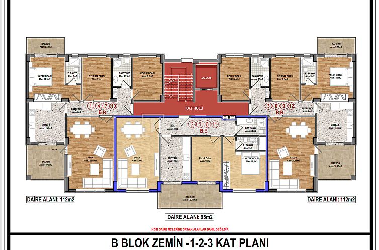 Appartement in 30 Ağustos Zafer