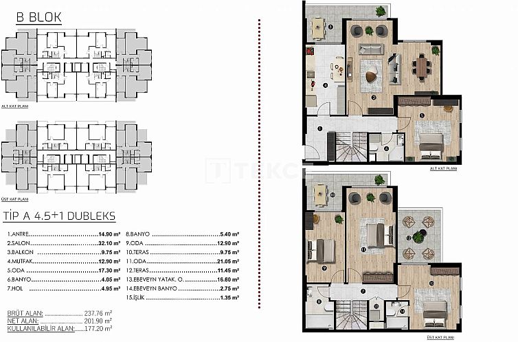 Appartement in Nilüfer