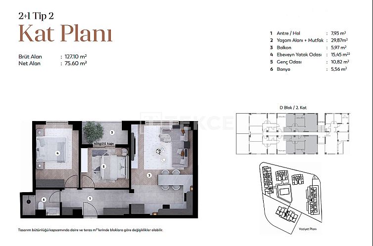 Appartement in Nilüfer