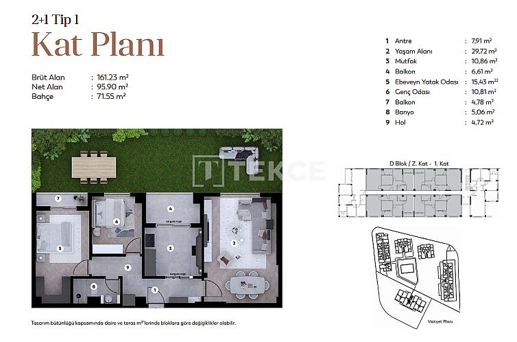 Appartement in Doğanköy