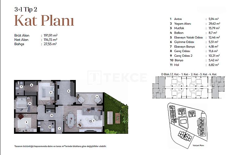 Appartement in Doğanköy