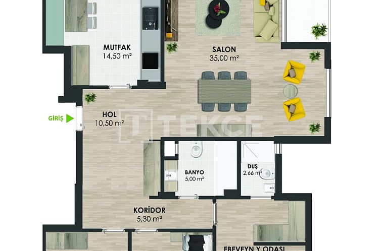 Appartement in Mudanya