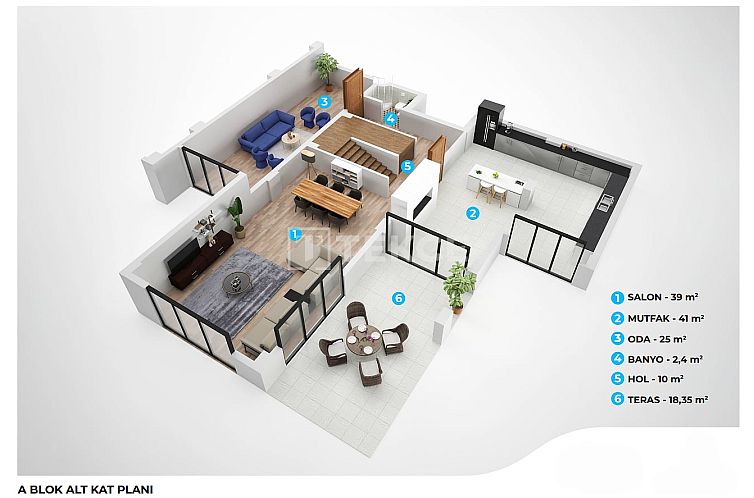 Vrijstaande woning in Mudanya
