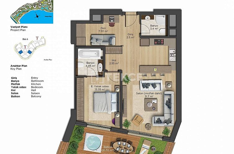 Appartement in Bakırköy