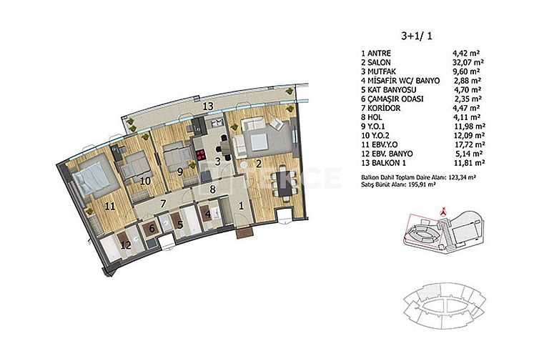 Appartement in Başakşehir