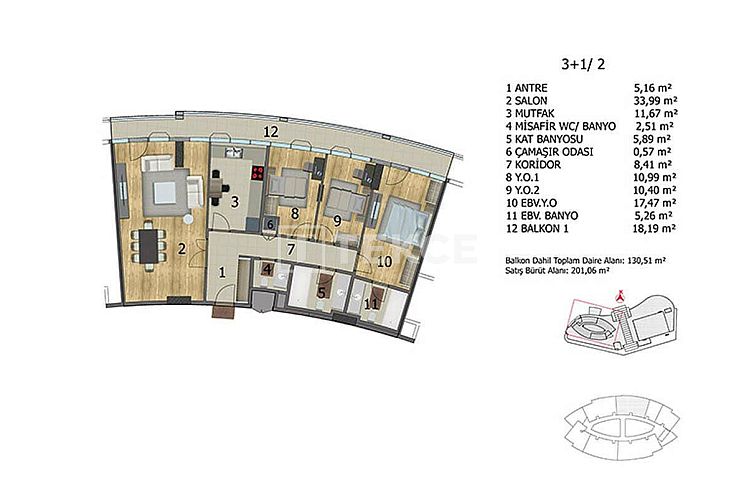 Appartement in Başakşehir