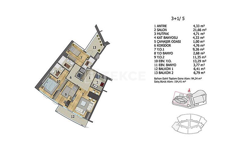 Appartement in Başakşehir