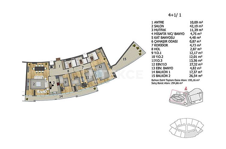 Appartement in Başakşehir