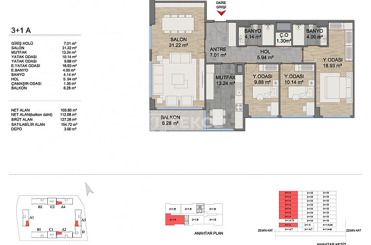 Appartement in İkitelli Osb