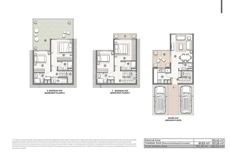 Geschakelde woning in Bahçeşehir 1. Kısım