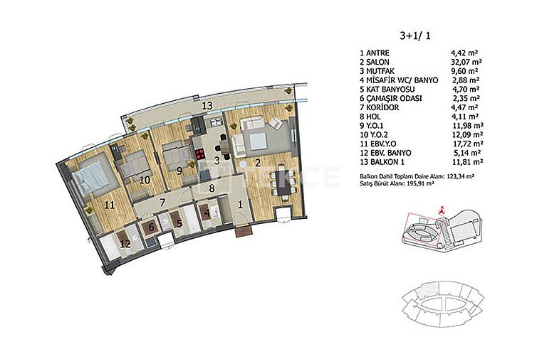 Appartement in Başakşehir