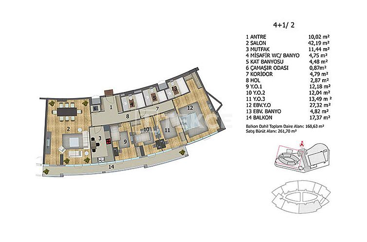 Appartement in Başakşehir