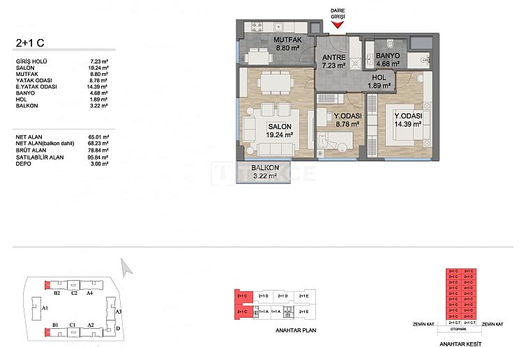 Geschakelde woning in İkitelli Osb